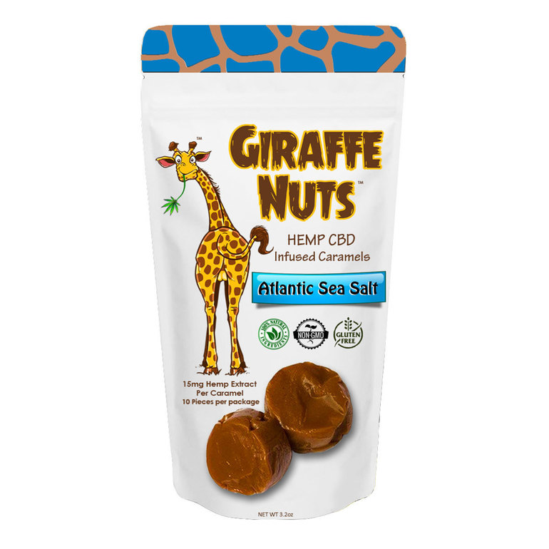 Giraffe Nuts Caramels Sea Salt