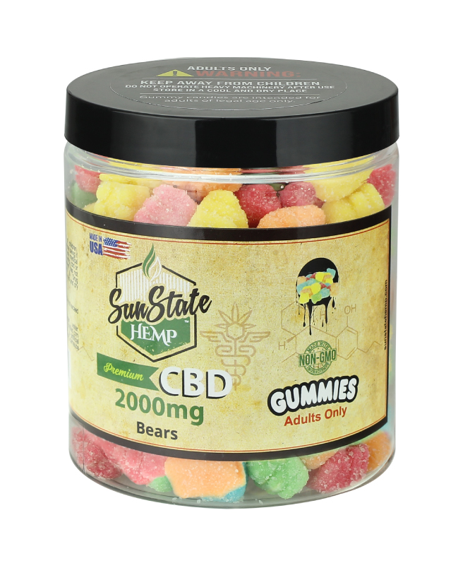 SunState Hemp Gummy Bears